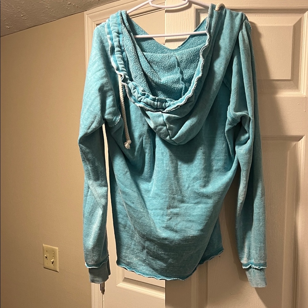 Ocean Drive Blue Hoodie - Picture 3 of 3